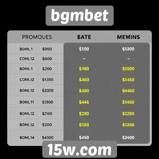Promoções e bônus atrativos no bgmbet